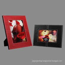 Decorative Stitched Leather Photo Frame